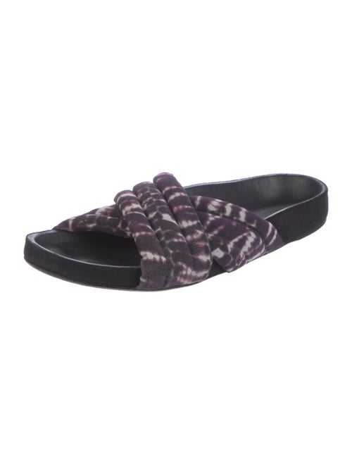 Isabel Marant Suede Printed Slides