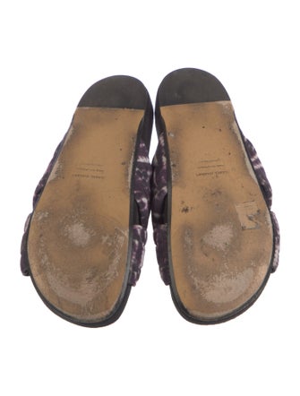 Isabel Marant Suede Printed Slides
