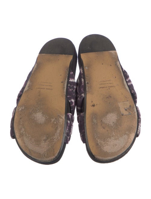 Isabel Marant Suede Printed Slides