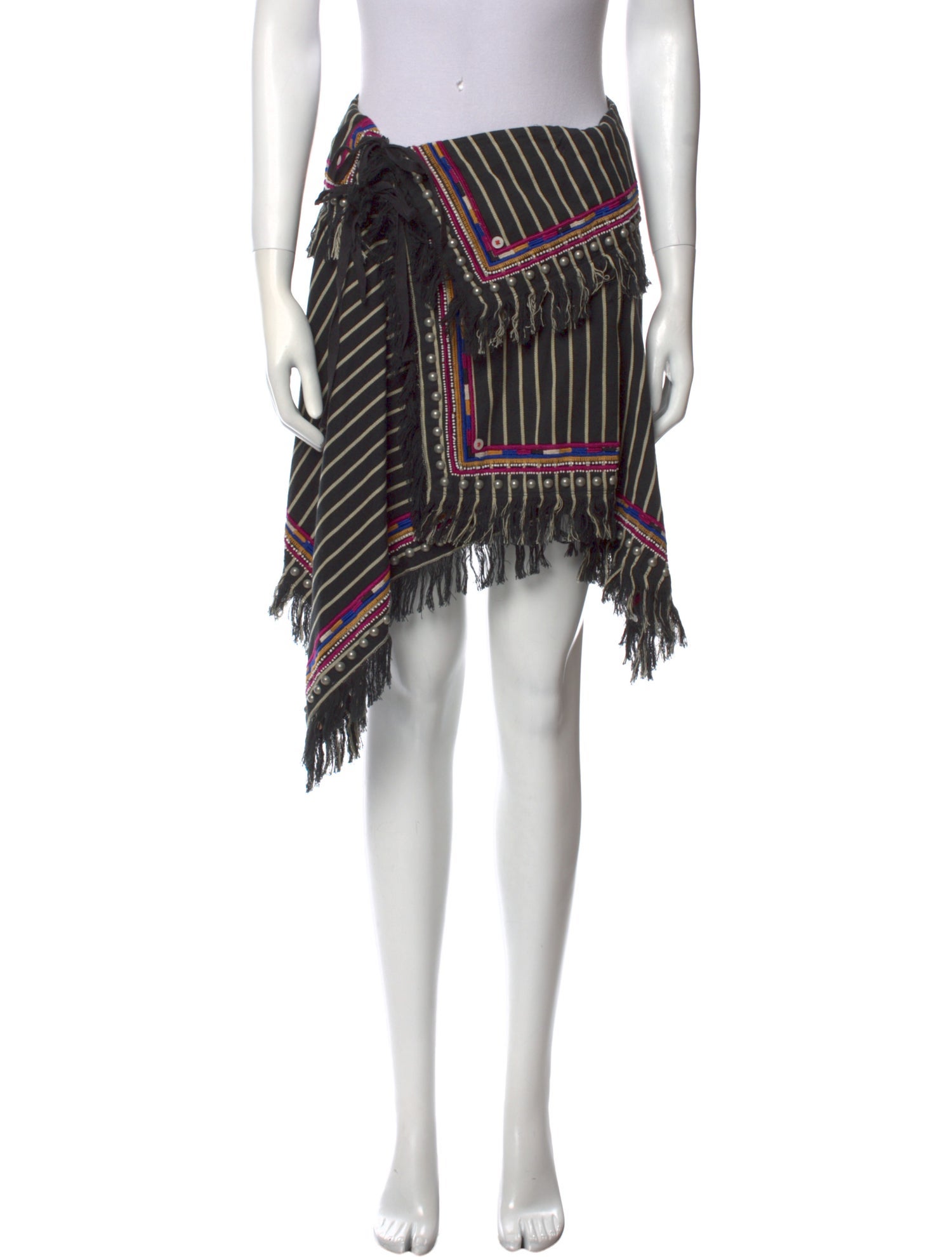 Isabel Marant Striped Midi Length Skirt