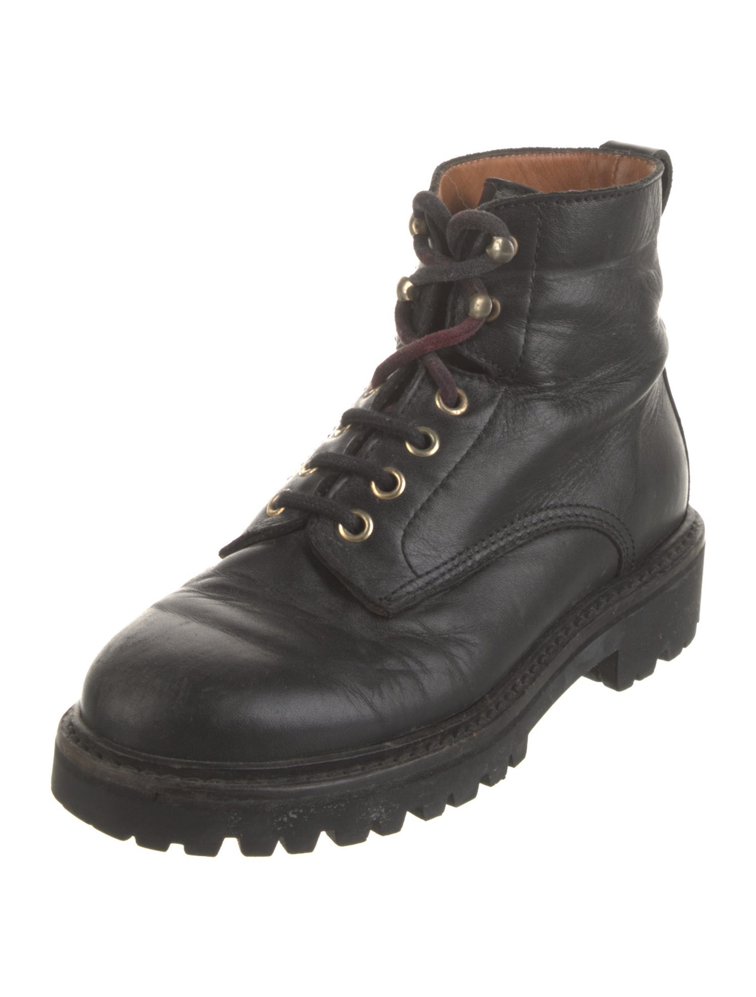 Isabel Marant Leather Combat Boots