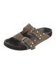 Isabel Marant Suede Studded Accents Slides