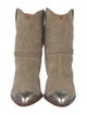Isabel Marant Suede Western Boots