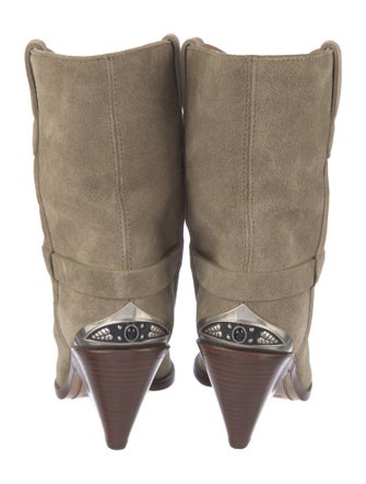 Isabel Marant Suede Western Boots