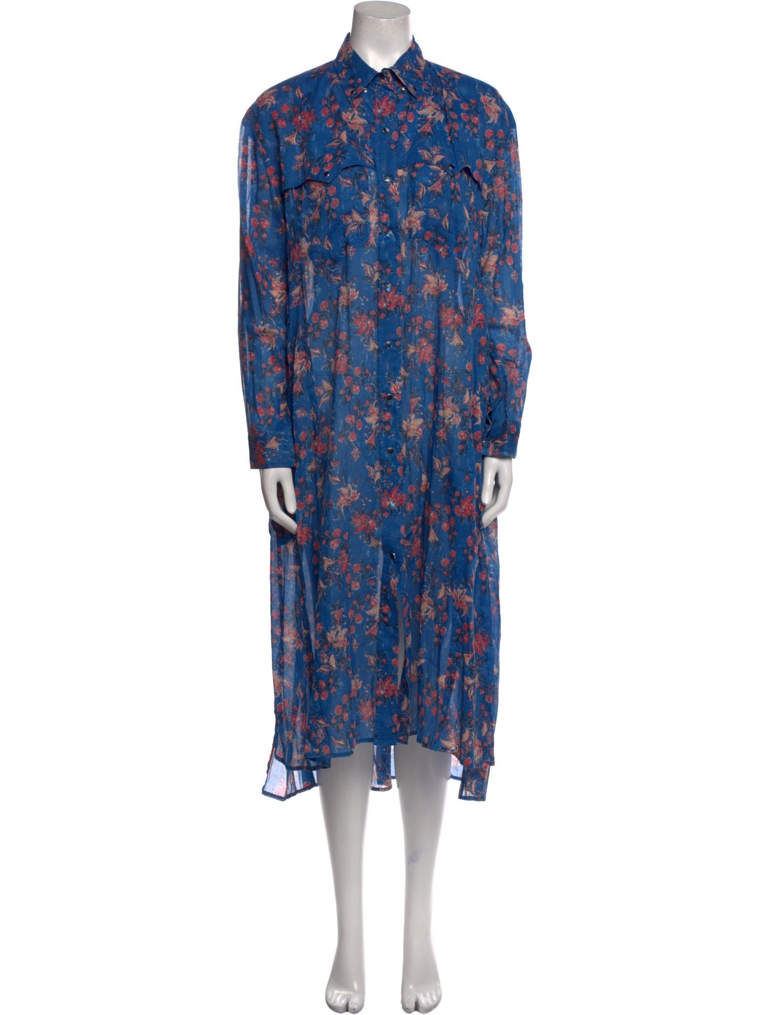 Étoile Isabel Marant Floral Print Midi Length Dress