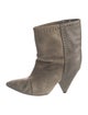 Isabel Marant Suede Studded Accents Western Boots