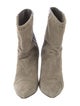 Isabel Marant Suede Studded Accents Western Boots