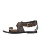 Isabel Marant Leather Animal Print Sandals