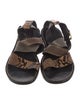 Isabel Marant Leather Animal Print Sandals