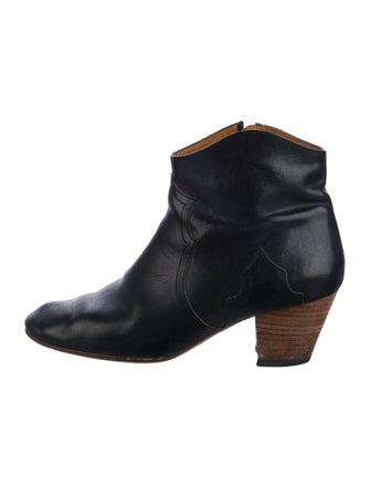 Isabel Marant Leather Western Boots