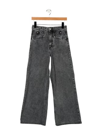 Isabel Marant High-Rise Wide Leg Jeans