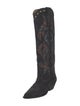 Isabel Marant Suede Printed Western Boots