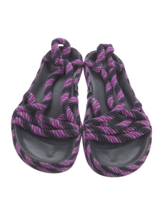 Isabel Marant Embroidered Accent Slides