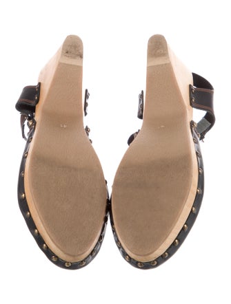 Isabel Marant Leather T-Strap Pumps