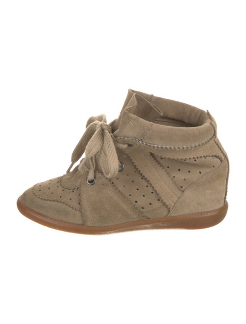 Isabel Marant Suede Wedge Sneakers