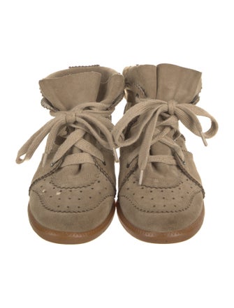 Isabel Marant Suede Wedge Sneakers