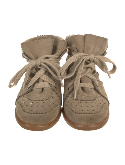 Isabel Marant Suede Wedge Sneakers