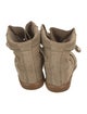 Isabel Marant Suede Wedge Sneakers
