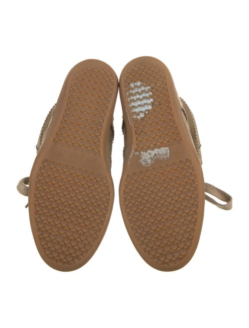 Isabel Marant Suede Wedge Sneakers