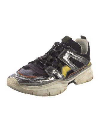 Isabel Marant Mesh Printed Chunky Sneakers