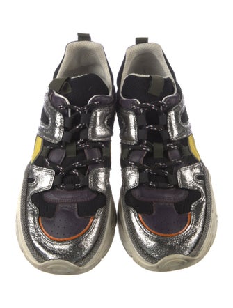 Isabel Marant Mesh Printed Chunky Sneakers
