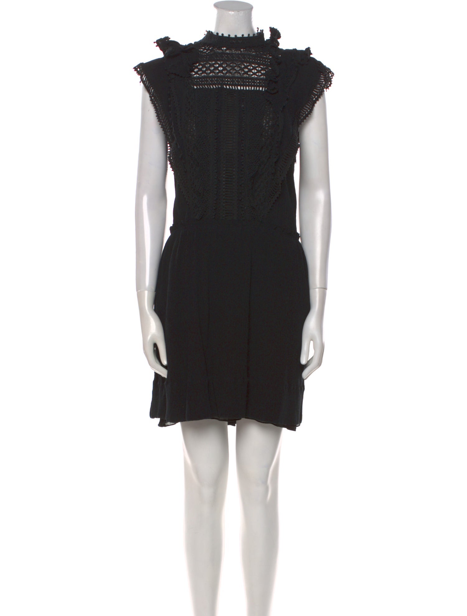 Isabel Marant Mock Neck Mini Dress