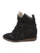 Isabel Marant Suede Wedge Sneakers