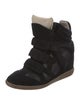 Isabel Marant Suede Wedge Sneakers