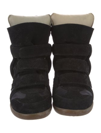 Isabel Marant Suede Wedge Sneakers