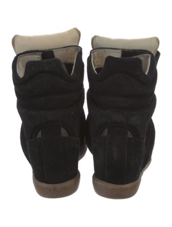 Isabel Marant Suede Wedge Sneakers