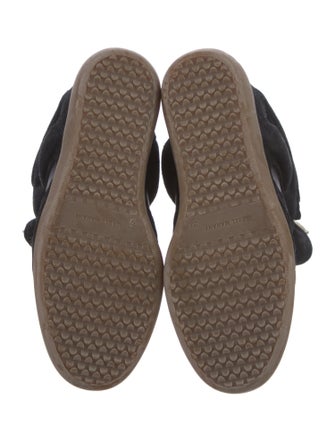 Isabel Marant Suede Wedge Sneakers