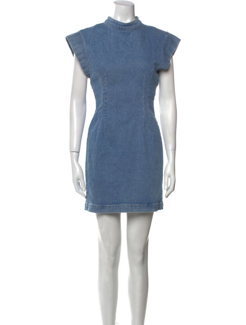 Isabel Marant Mock Neck Mini Dress