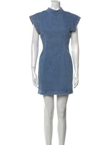 Isabel Marant Dresses Mock Neck Mini Dress S