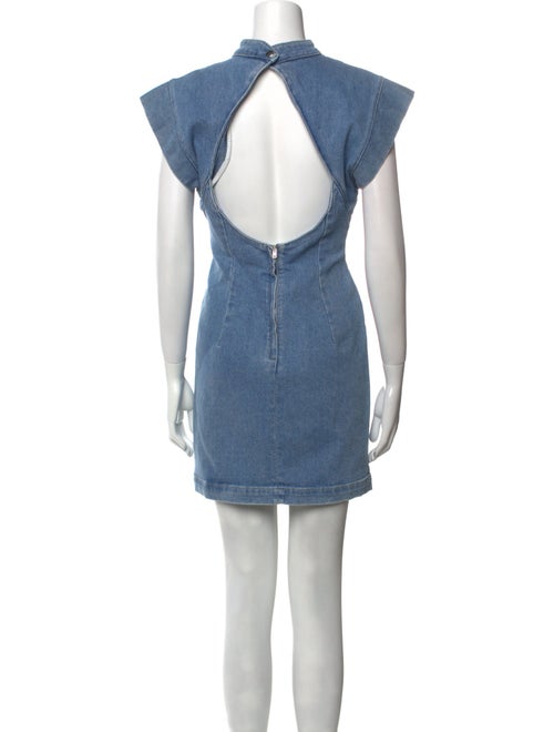 Isabel Marant Mock Neck Mini Dress