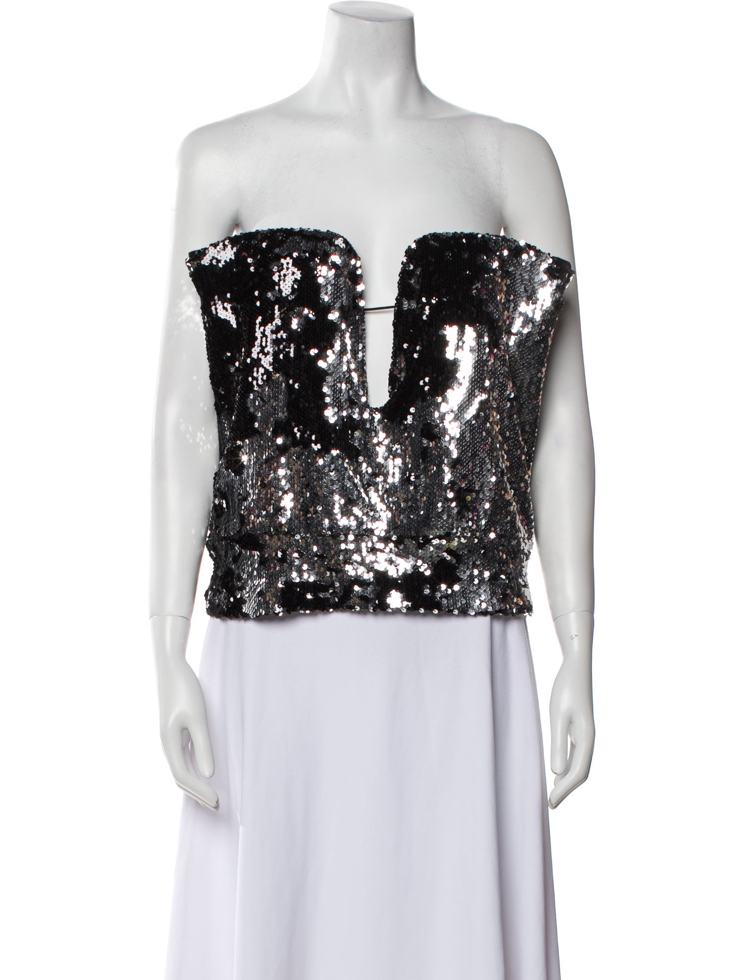 Isabel Marant Sequin Strapless Top