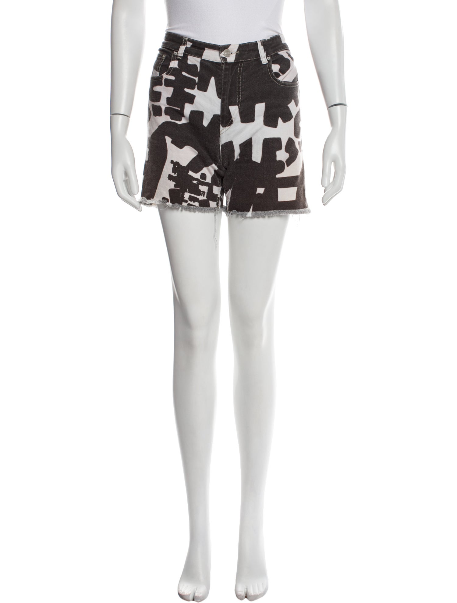 Isabel Marant Floral Print Mini Shorts