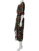 Isabel Marant Floral Print Keyhole Accent Skirt Set