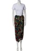 Isabel Marant Floral Print Keyhole Accent Skirt Set