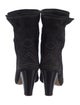 Isabel Marant Suede Embroidered Accent Boots