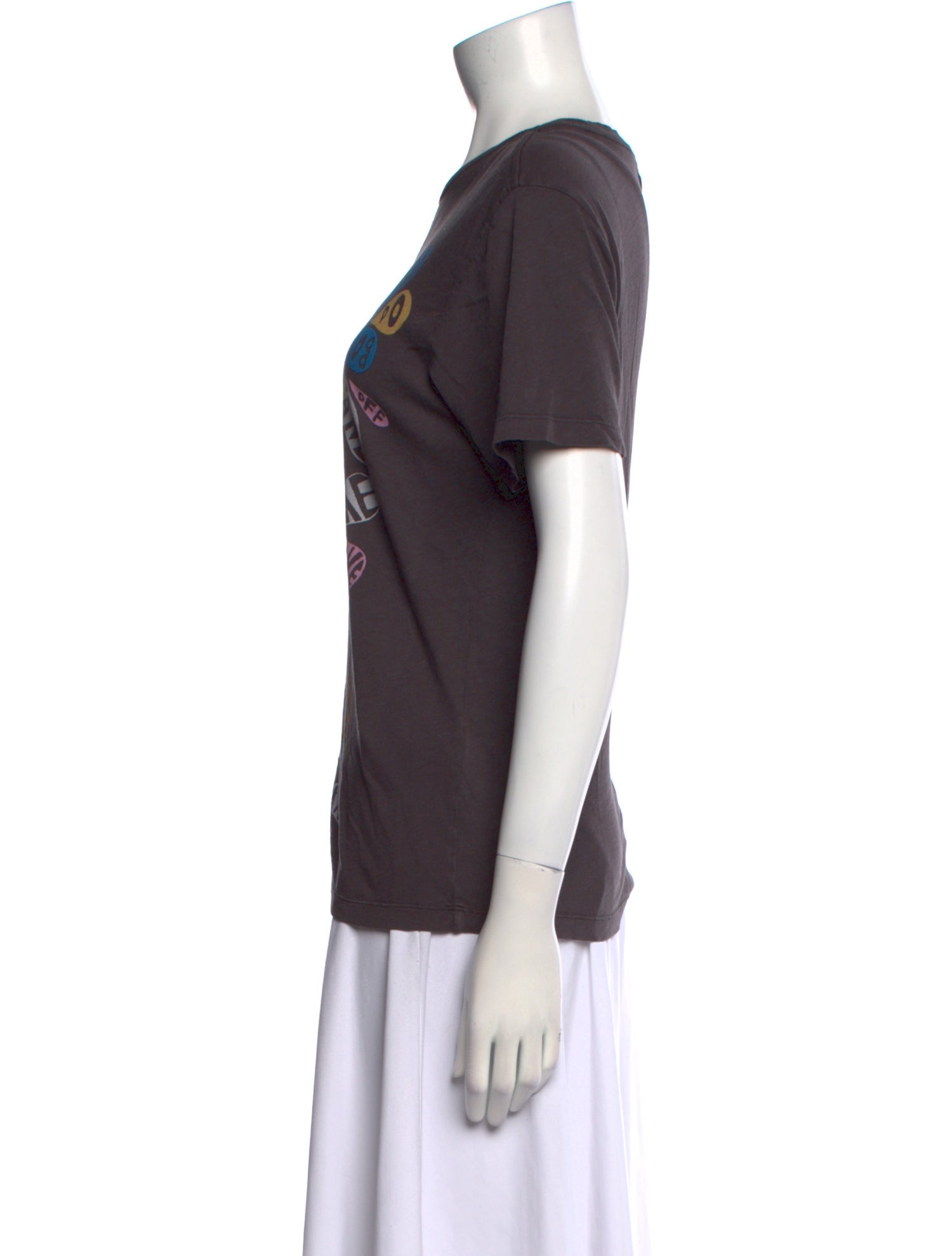 Isabel Marant Graphic Print Crew Neck T-Shirt