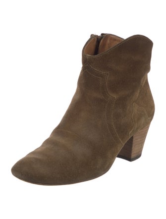 Isabel Marant Suede Western Boots