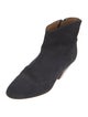 Isabel Marant Suede Colorblock Pattern Boots