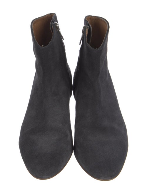 Isabel Marant Suede Colorblock Pattern Boots