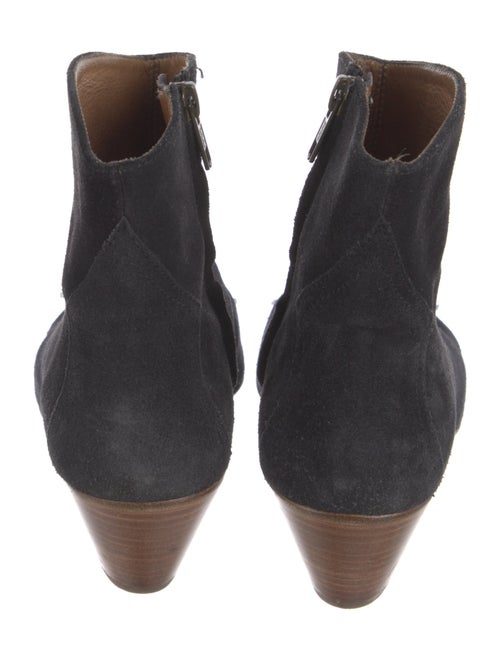 Isabel Marant Suede Colorblock Pattern Boots