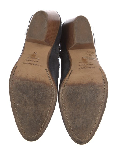 Isabel Marant Suede Colorblock Pattern Boots