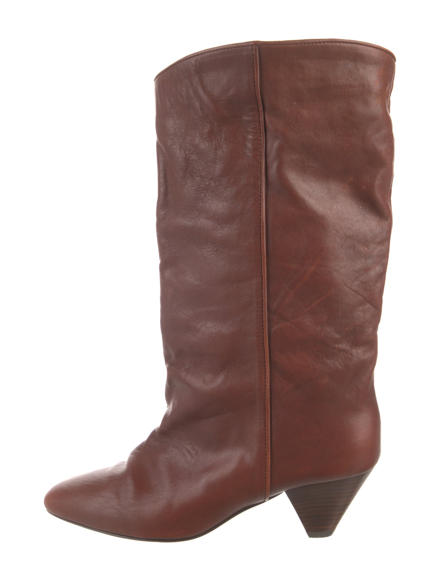 Isabel Marant Leather Western Boots