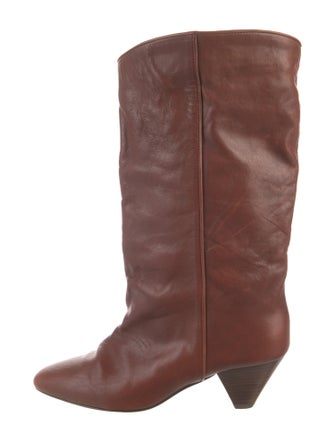 Isabel Marant Leather Western Boots