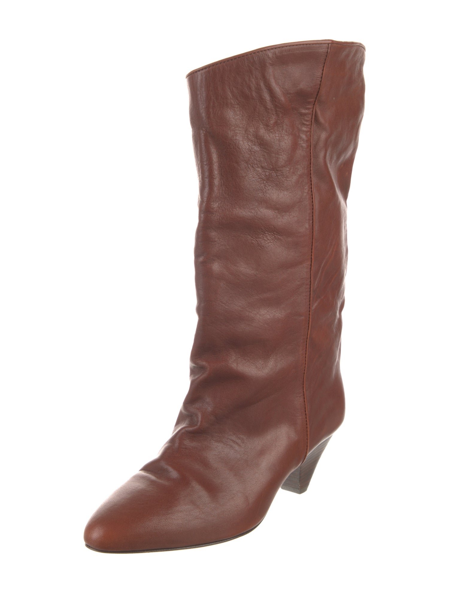 Isabel Marant Leather Western Boots