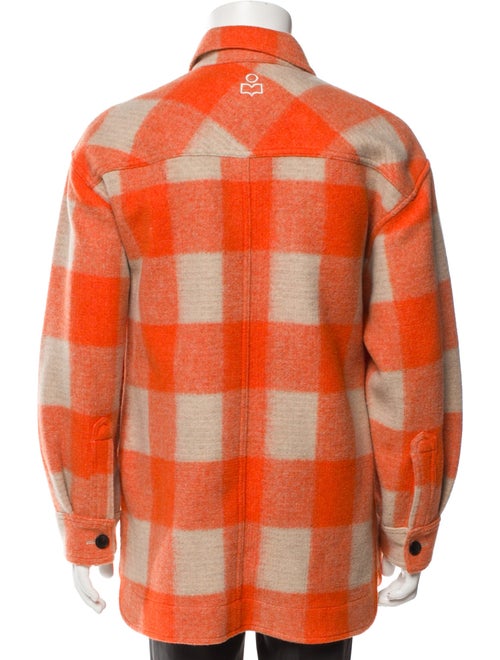 Isabel Marant Plaid Print Peacoat