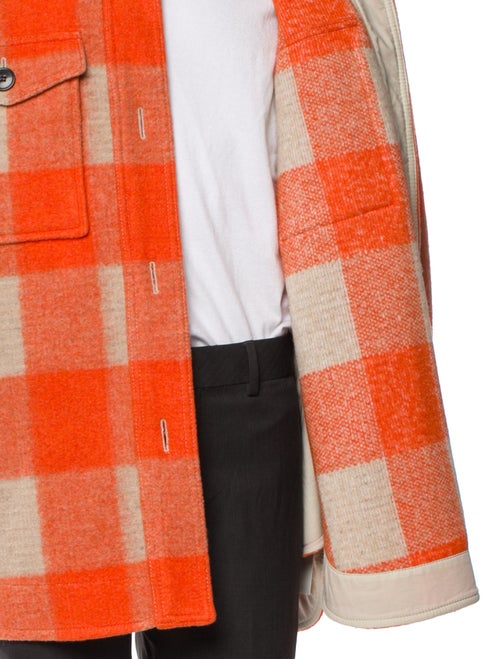 Isabel Marant Plaid Print Peacoat